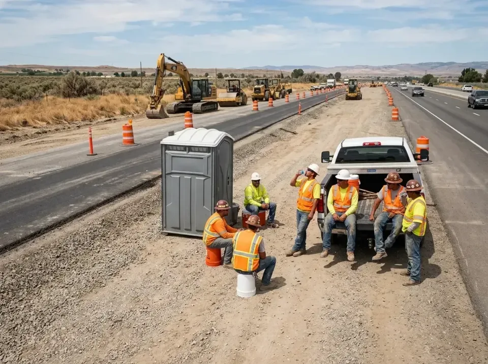 highway-road-construction-crew-007 — frequently asked questions, Porta Potty and Restroom Rentals in Orosi, CA